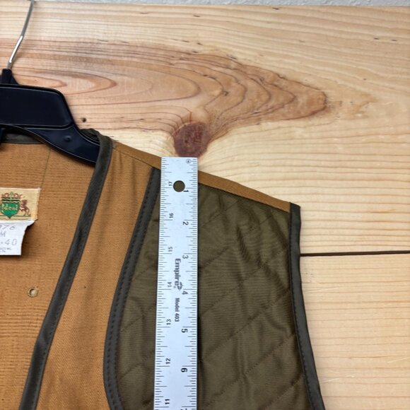 Vintage IDEAL Vest Mens Medium Brown Hunting Lightweight - Picture 9 of 13